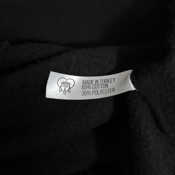 Bad Monday Barbed Cuff Black Crewneck Sweatshirt - Picture 9 of 10